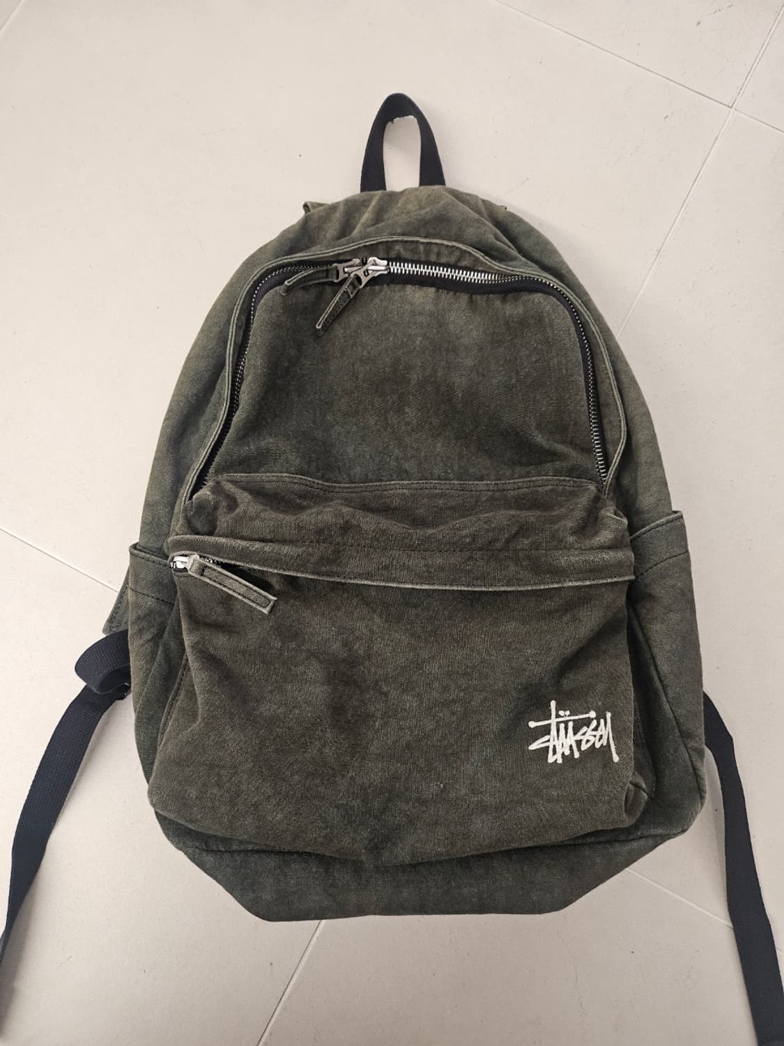 스투시 백팩 워시드블랙 상품이미지2