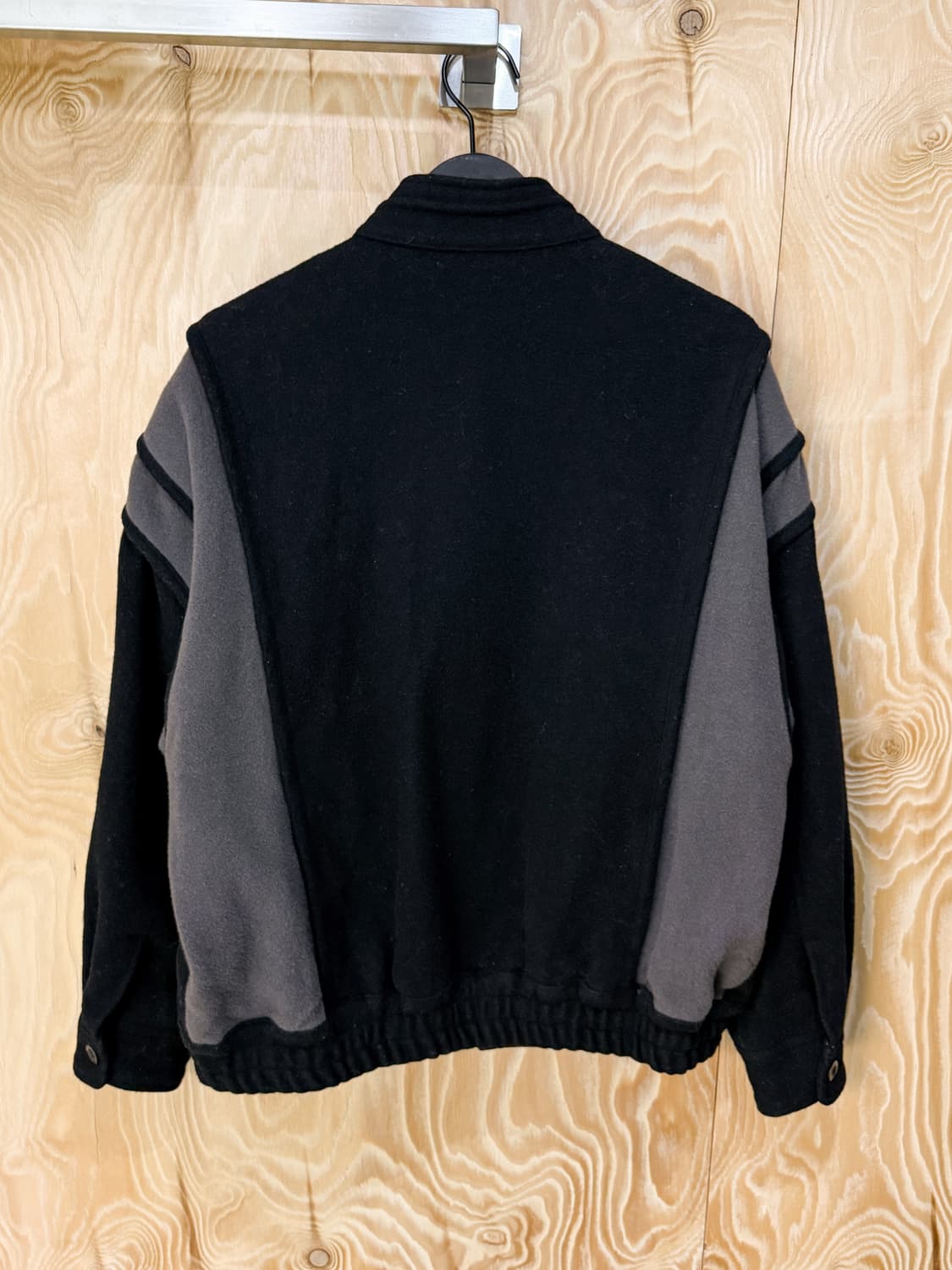 인터메조 90's 2-패널 울 봄버 자켓 상품이미지4