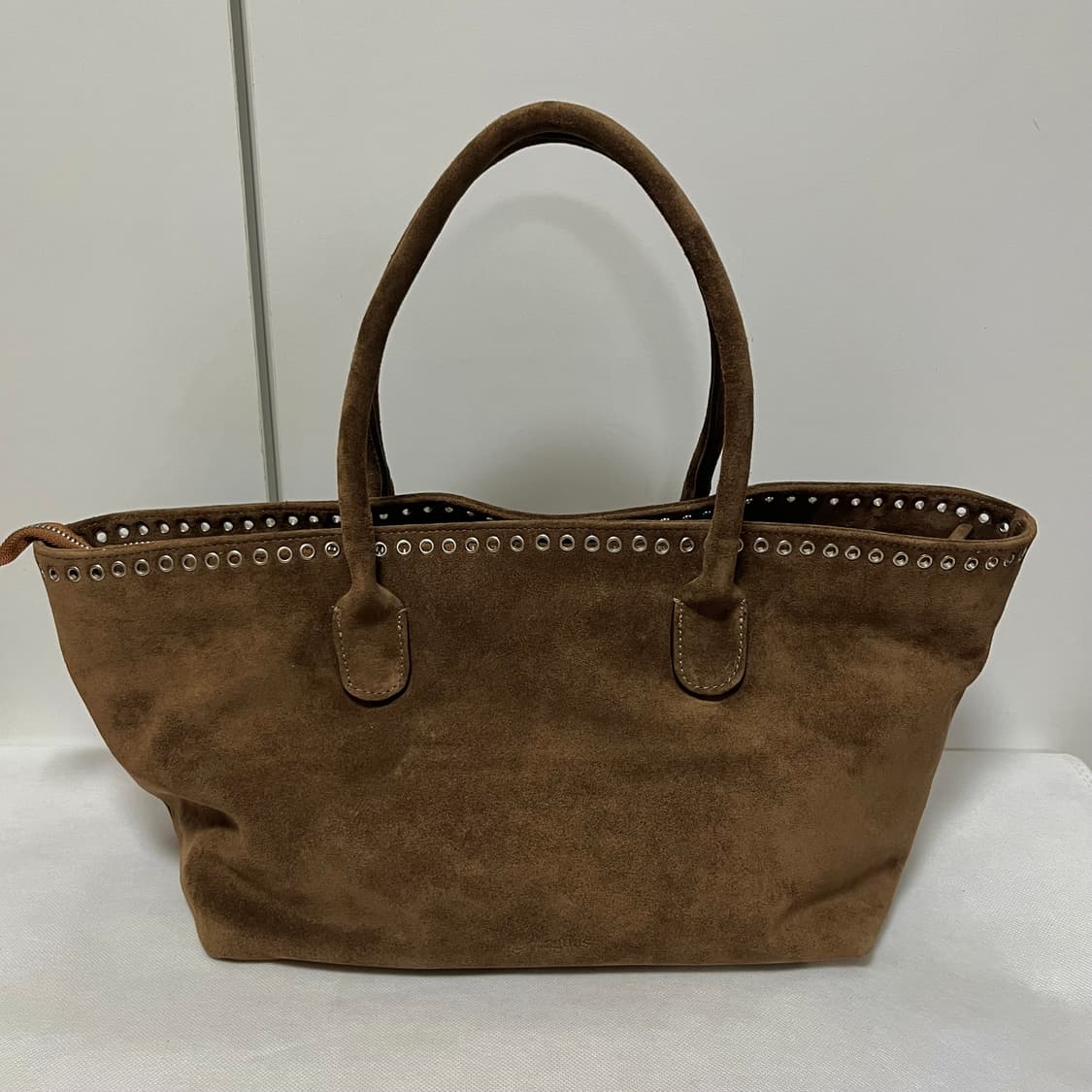 기마구아스 Capazo 아일렛 토트백/브라운 상품이미지4