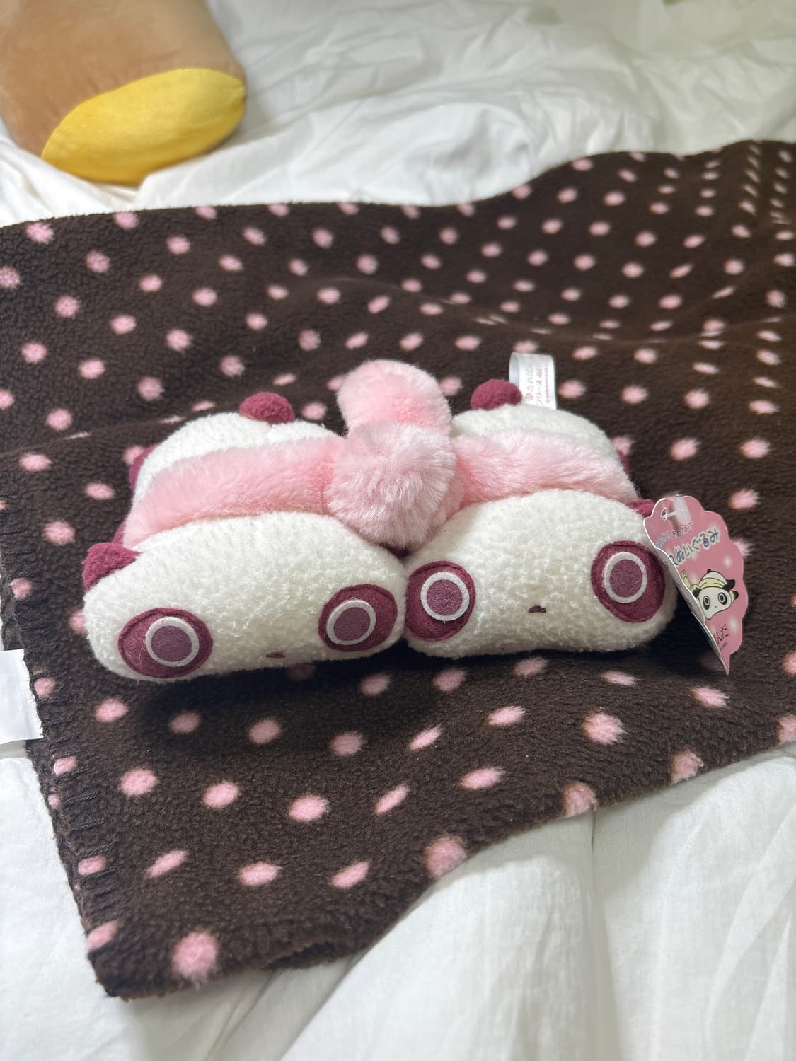 고전 희귀 핑크 쌍둥이 목도리 타레팬더 상품이미지1