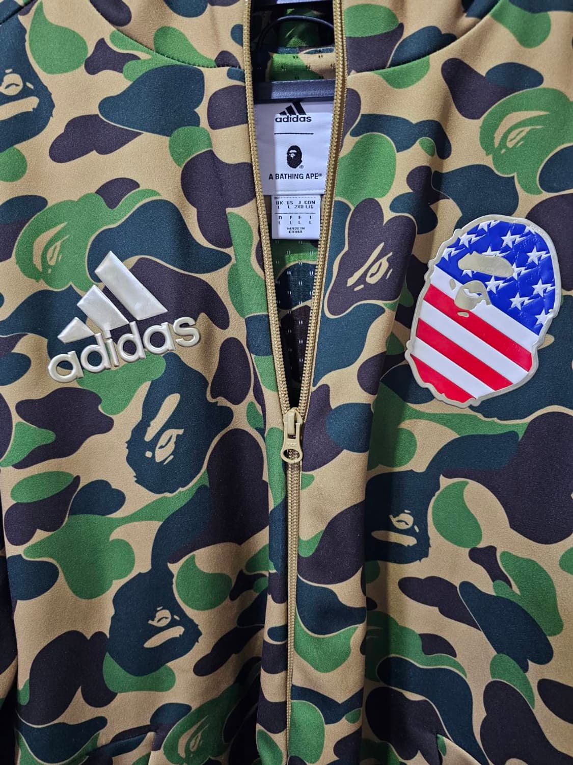 아디다스 베이프 샤크 후드집업 져지집업 105~110 상품이미지2