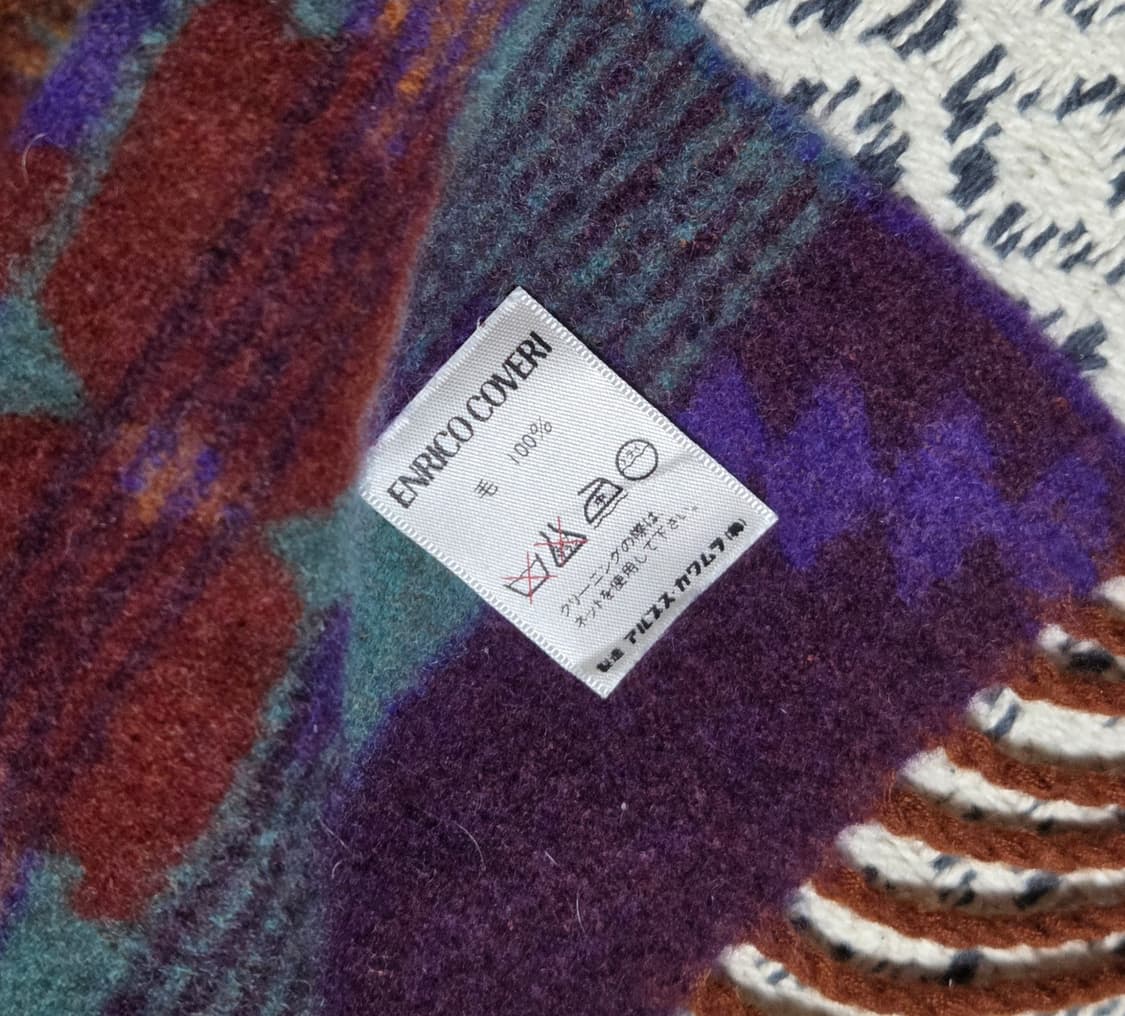 엔리코 코베리 나바호 패턴 울 머플러 상품이미지4