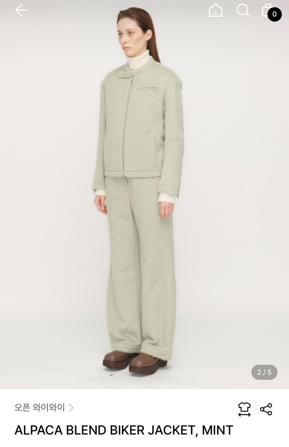 Open yy 알파카 자켓 1사이즈 상품이미지4