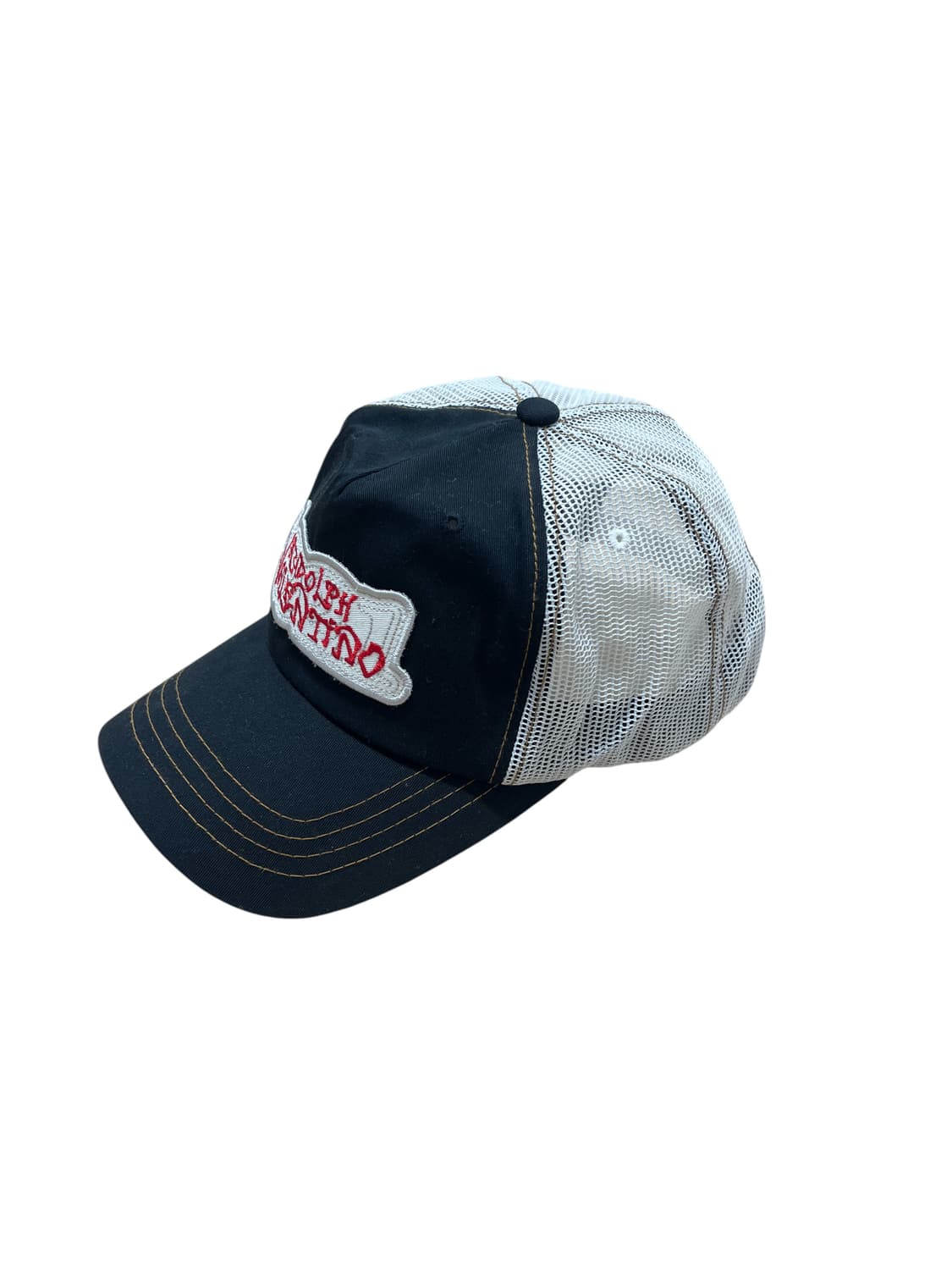 Rudolph Valentino 블랙 화이트 트러커 캡 상품이미지2