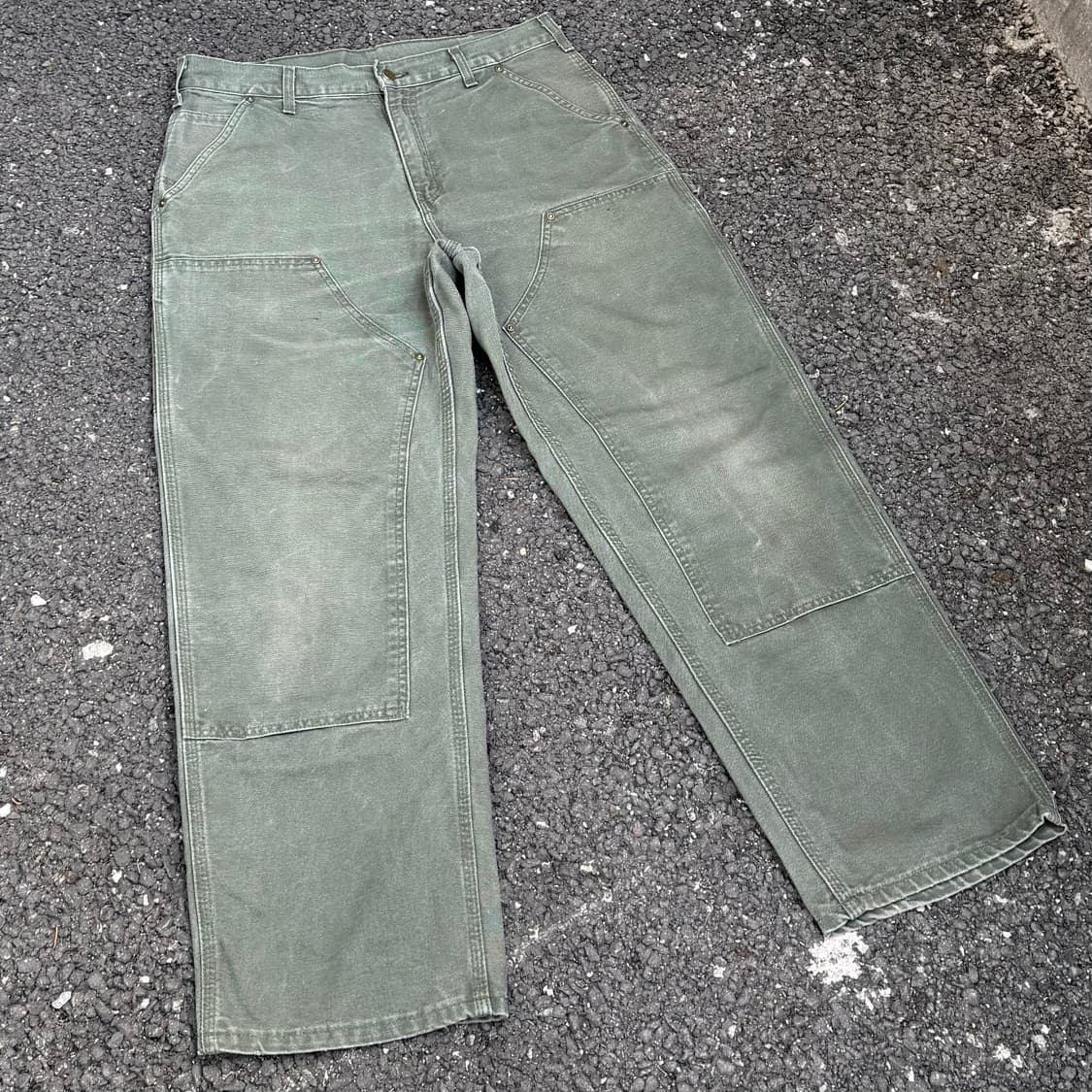 OG 칼하트 B136 MOS 더블니 카펜터 팬츠 상품이미지3