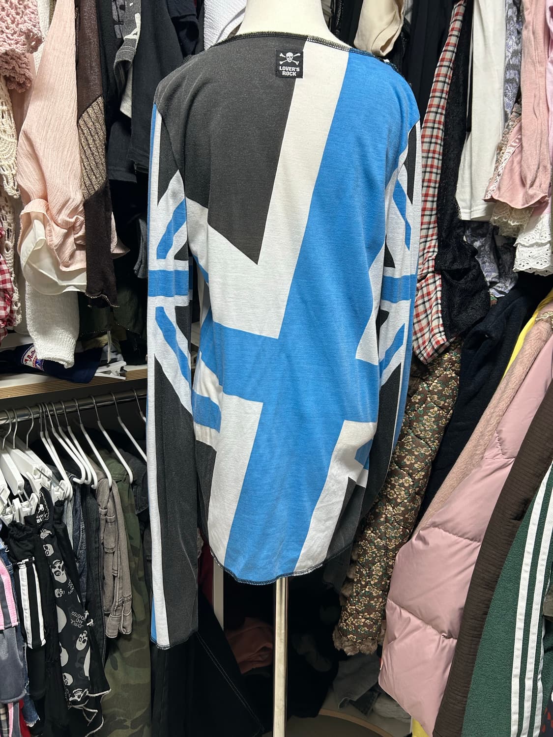 러버스락 펑크 오프숄더 롱슬리브 펑투케 상품이미지2