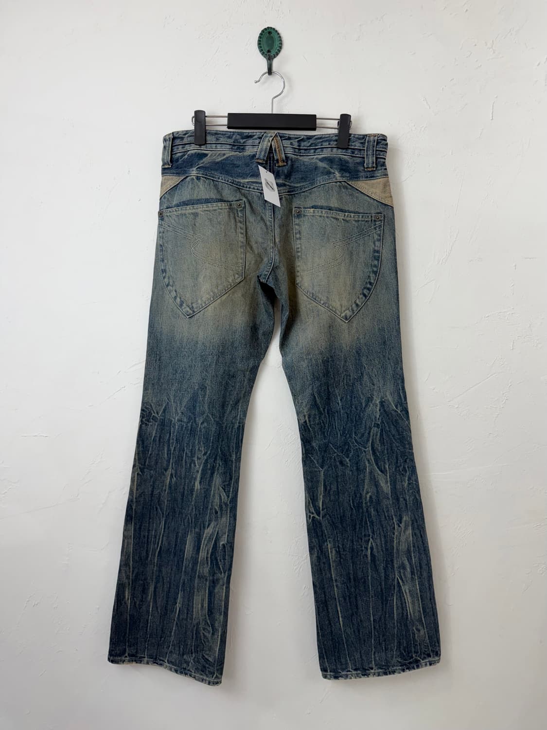 semanticdesign 워시드 부츠컷 진 (XL) 상품이미지3