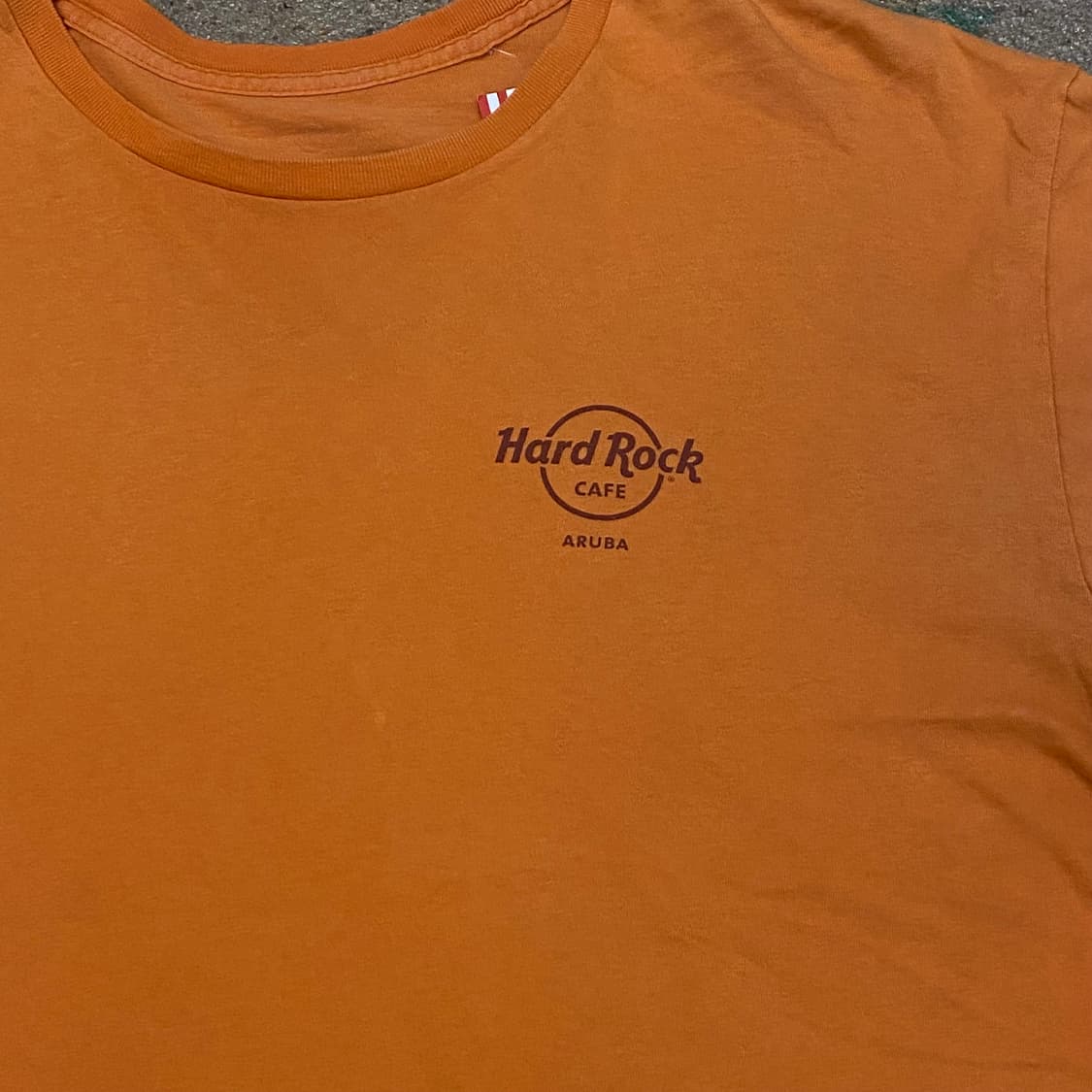 미국 빈티지 하드락 카페 아루바 ARUBA 투어티 락티셔츠 반팔티 상품이미지4