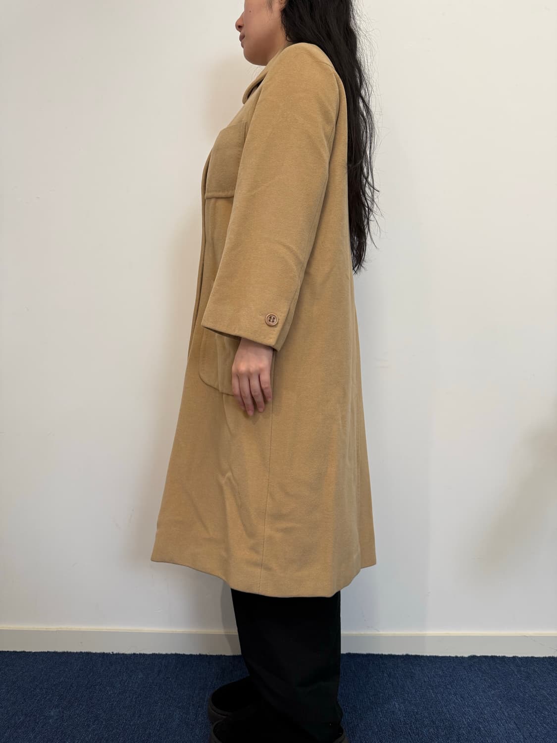 MaxMara 캐시미어 코트 베이지 상품이미지3