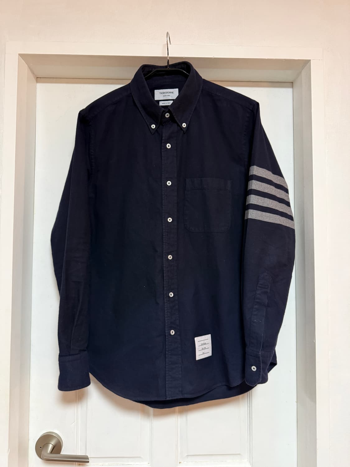 톰브라운 26SS 플란넬 4-바 셔츠 (MWL272A 05245 415) 상품이미지1