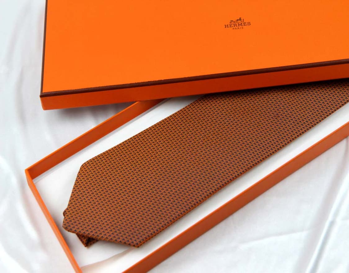 에르메스 9.1cm S등급 H모티브 신형 남자 명품 넥타이 상품이미지2