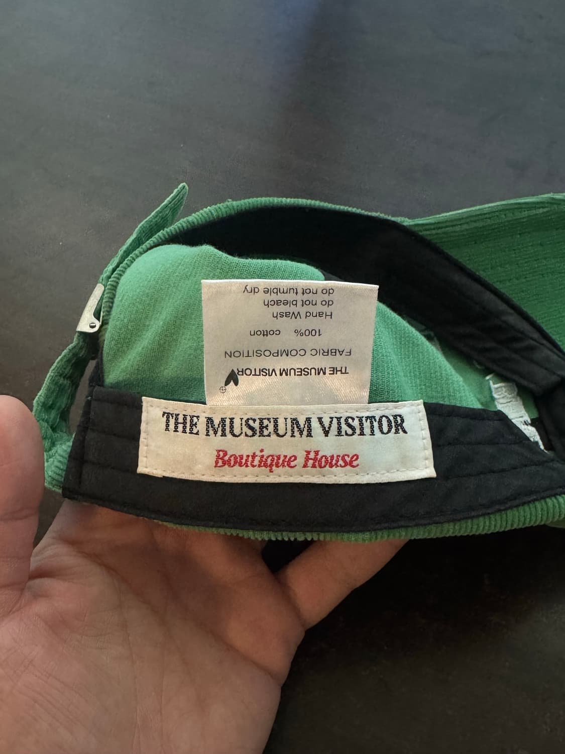 더뮤지엄비지터 코듀로이 볼캡 상품이미지2