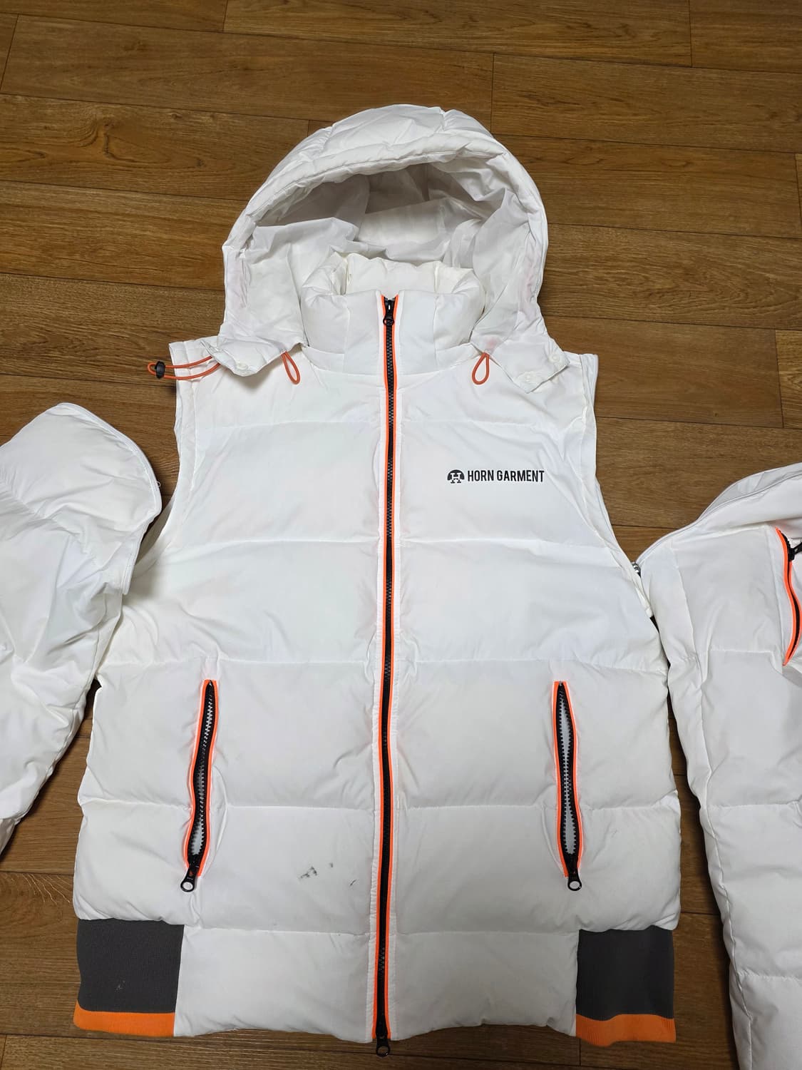 혼가먼트 2way 유틸리티 다운 패딩 자켓 상품이미지3