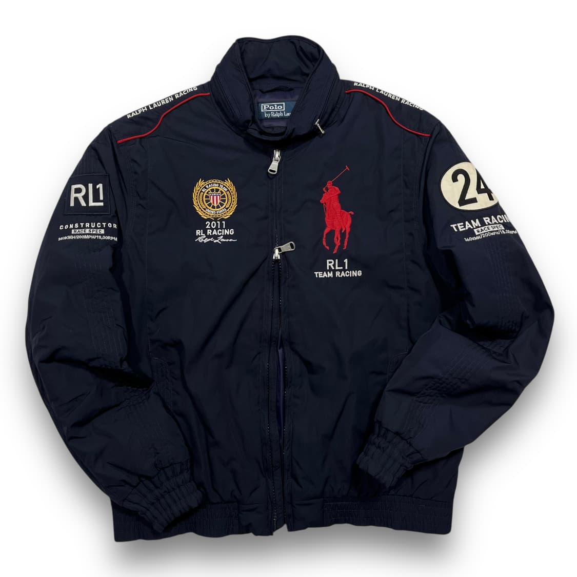 폴로 랄프로렌 2012s USA 24넘버 패디드 투웨이 레이싱 자켓 상품이미지1