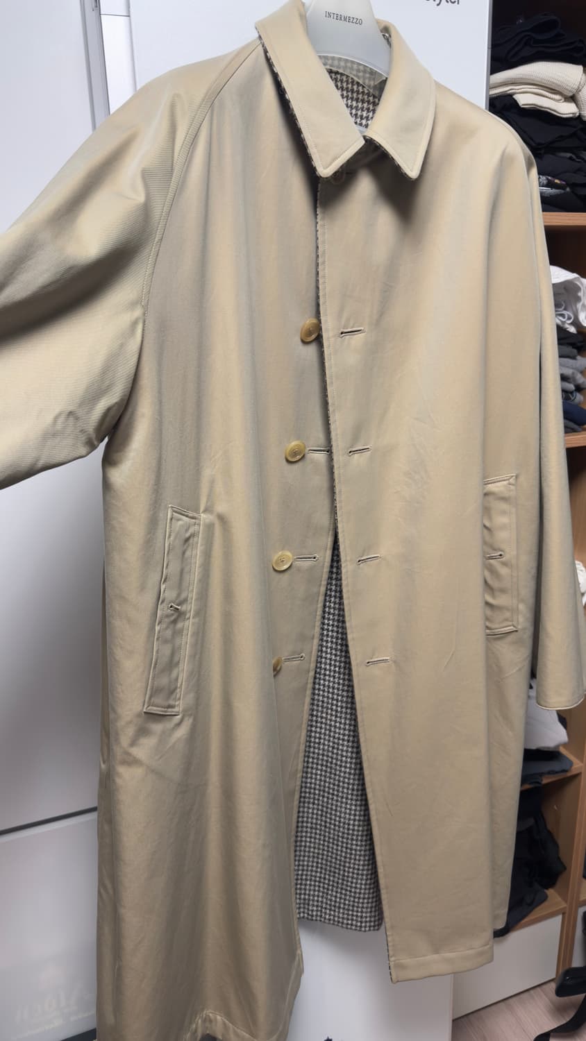 ANATOMICA 아나토미카 싱글 래글런2 리버시블 코트 48사이즈 상품이미지4