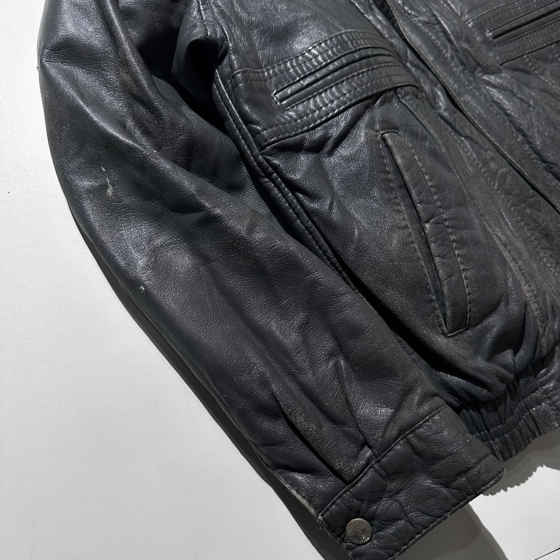 런던포그 고트스킨 봄버 자켓 상품이미지7