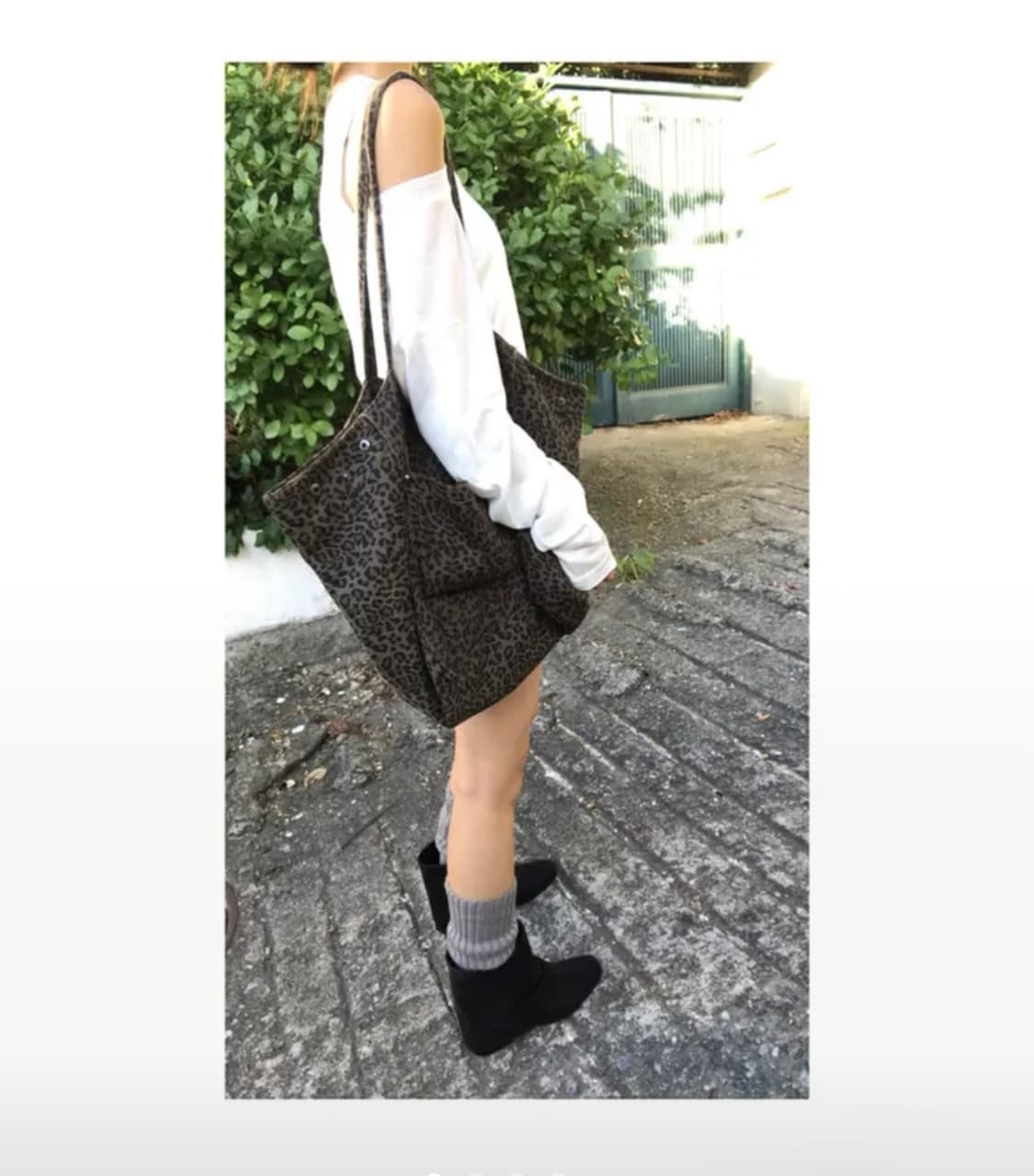 김아홉 레오파드 보부상 백  상품이미지1