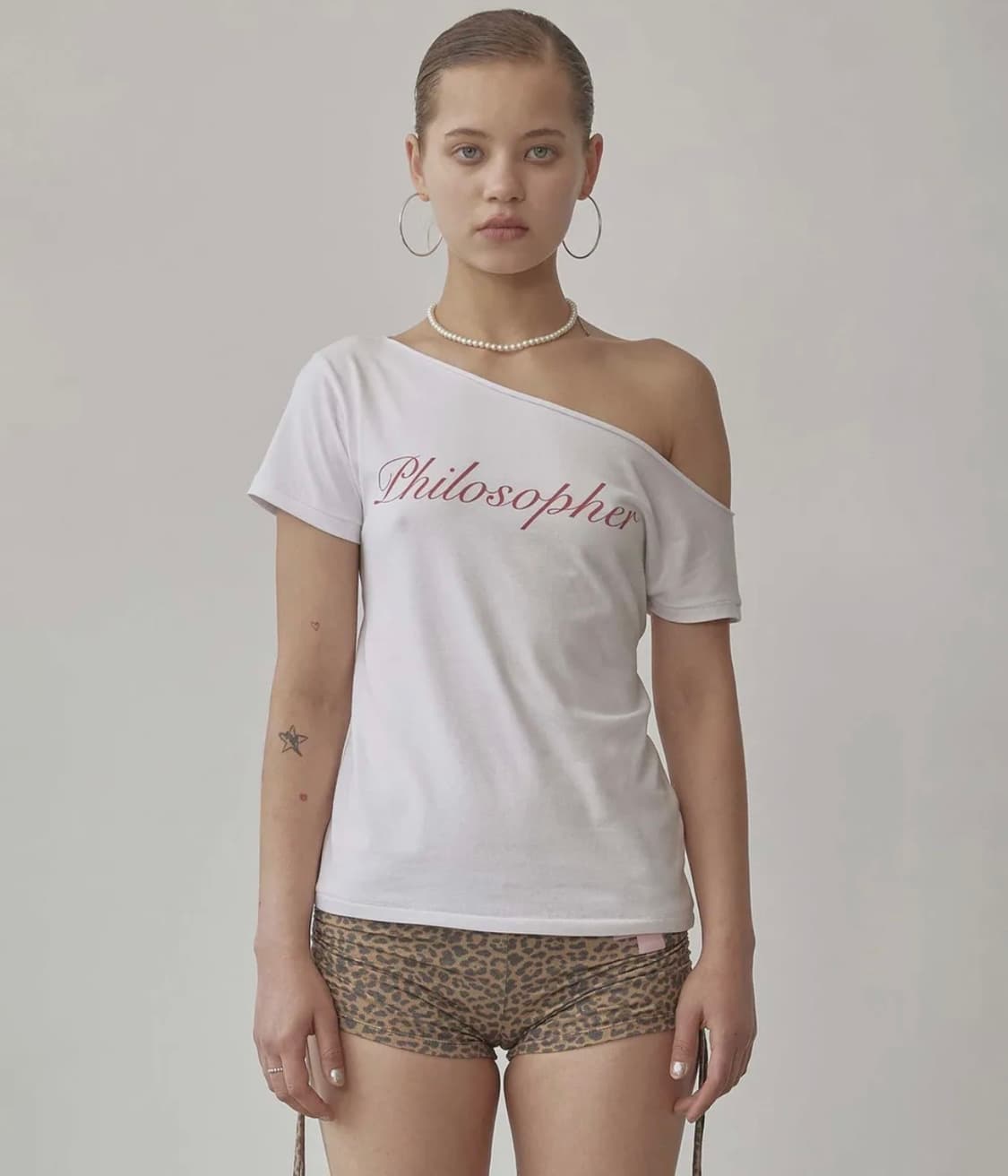 스컬프터 Hook Me Up Layered Tee White  상품이미지5