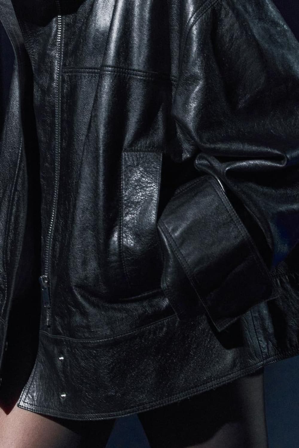 자라 레더 컬렉션 가죽 자켓 여성 상품이미지4