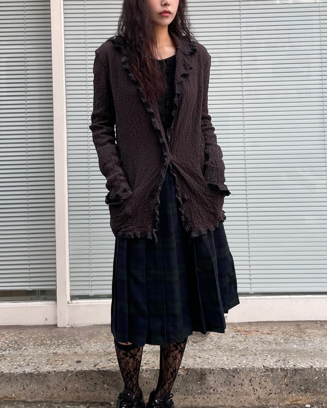 me ISSEY MIYAKE 링클 가디건 자켓 상품이미지1