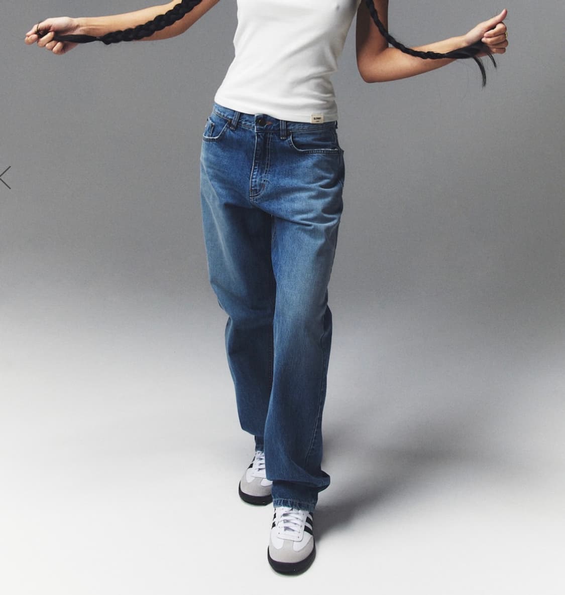 글로니 93 미드라이즈 루즈핏 데님  상품이미지1