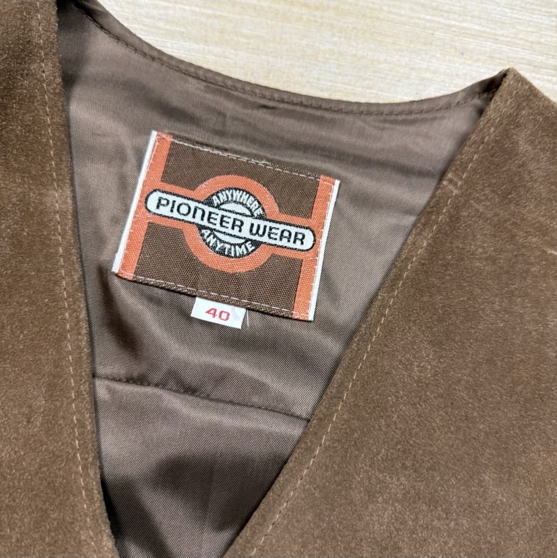 [70's빈티지] 파이오니어 웨어 스웨이드 웨스턴 베스트 상품이미지3