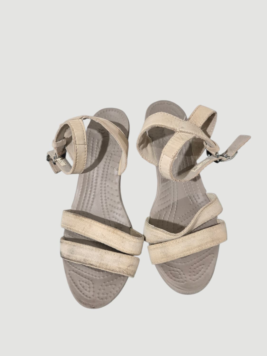 [230]크록스 빈티지 통굽 힐 샌들 Women 상품이미지1