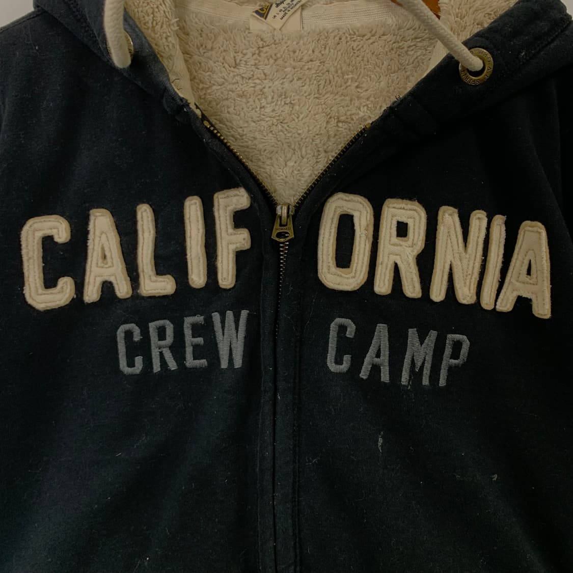 후아유 y2k 와투케 양털 기모 후드집업 상품이미지4