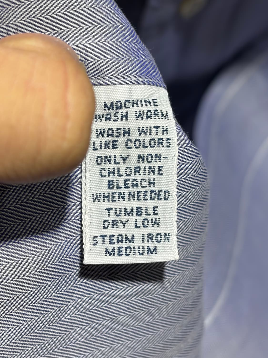 XXL 폴로랄프로렌 YARMOUTH 라이트퍼플 투플리 코튼 셔츠 상품이미지6