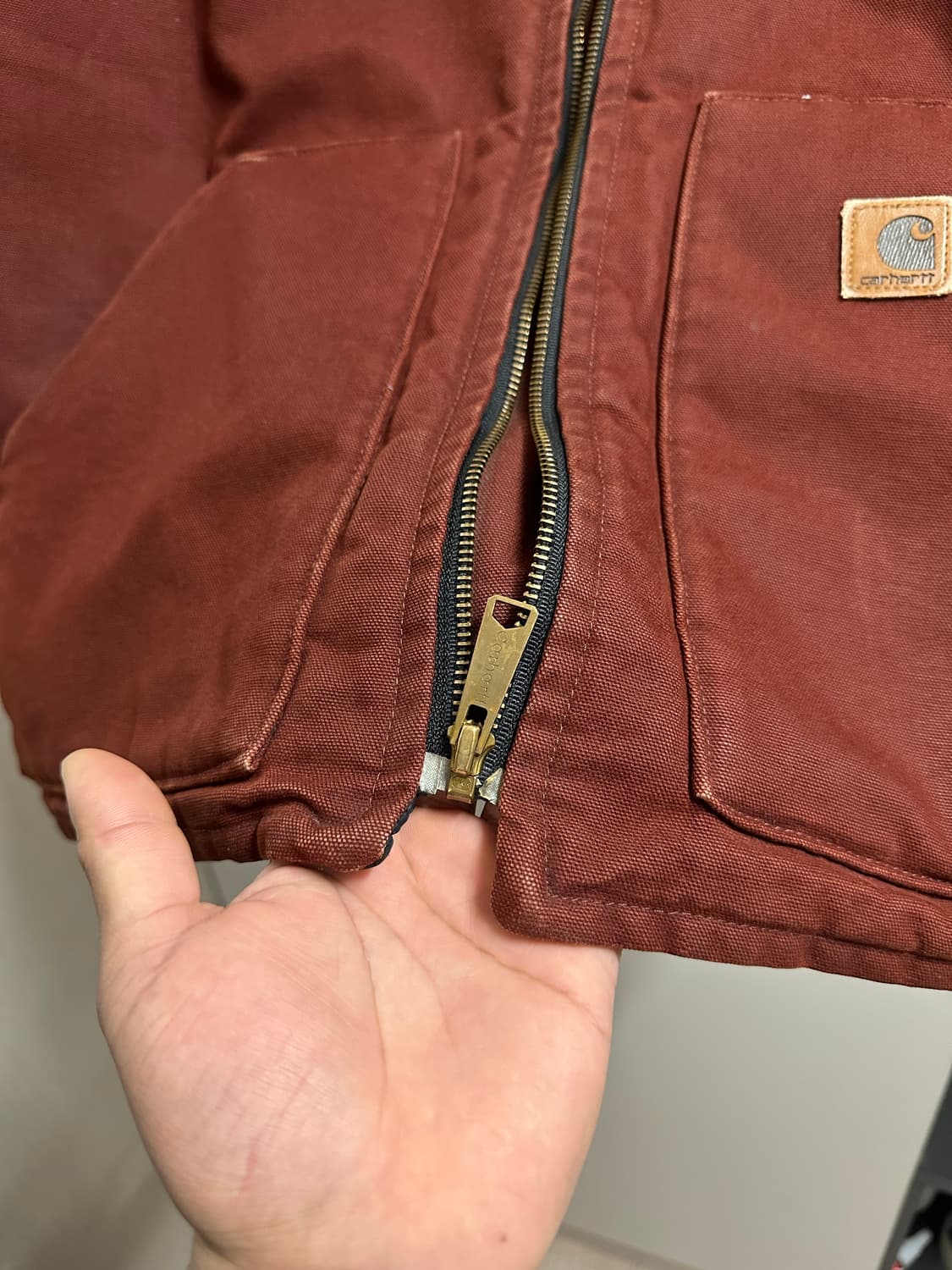 칼하트 덕 베스트 버건디 V02-CLY “RARE” 상품이미지3