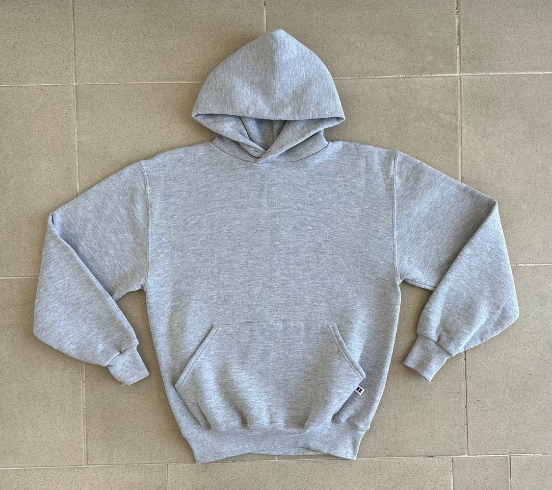 90s 빈티지 러셀 후드 그레이 M 상품이미지1