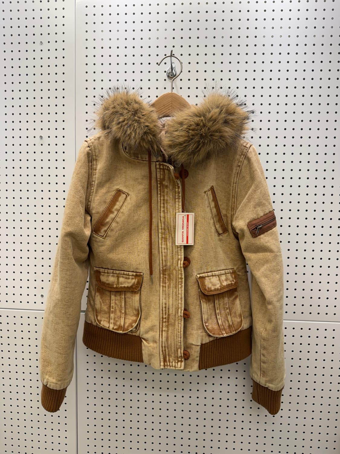  Y2K 빈티지 울프죠 크롭 자켓 U23 상품이미지3