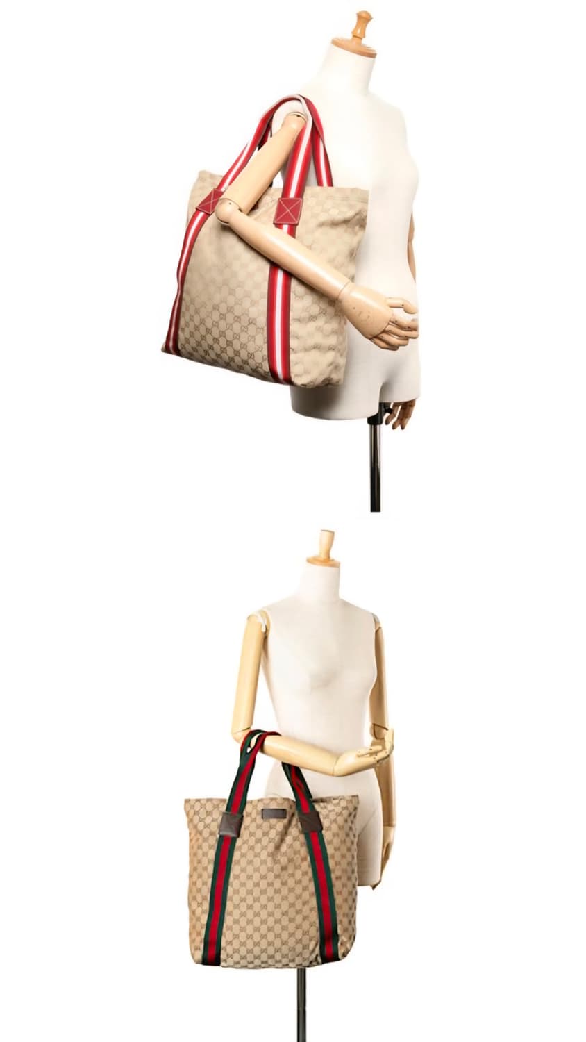 [정품] 구찌 gg자가드 삼색 트리밍 2way백 상품이미지2