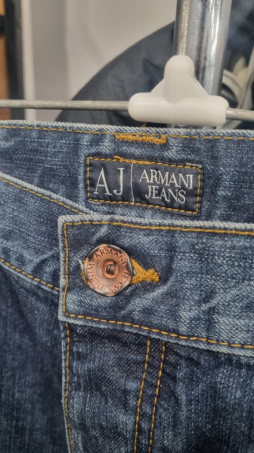 알마니 정품 올드스쿨 데님팬츠 36(허리단면48,기장107) 상품이미지3