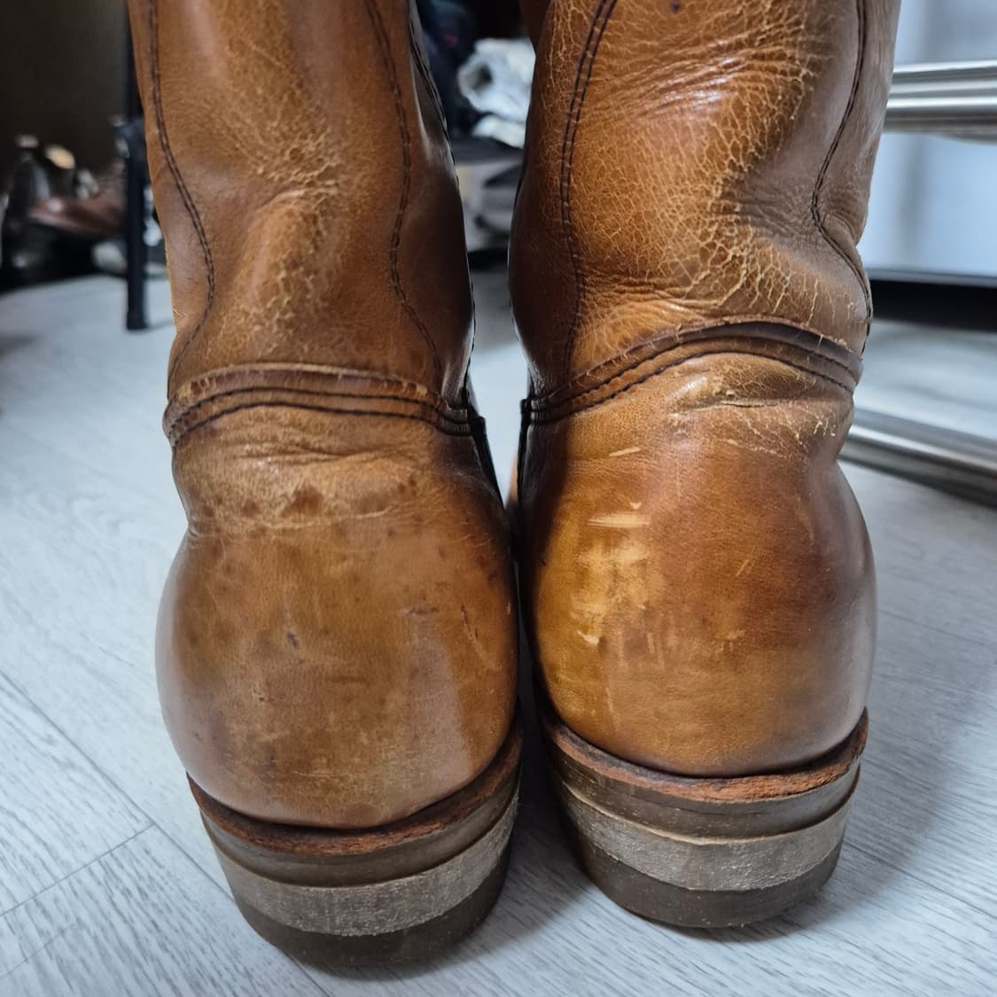80's 레드윙 Redwing 페코스 웨스턴 부츠 상품이미지6