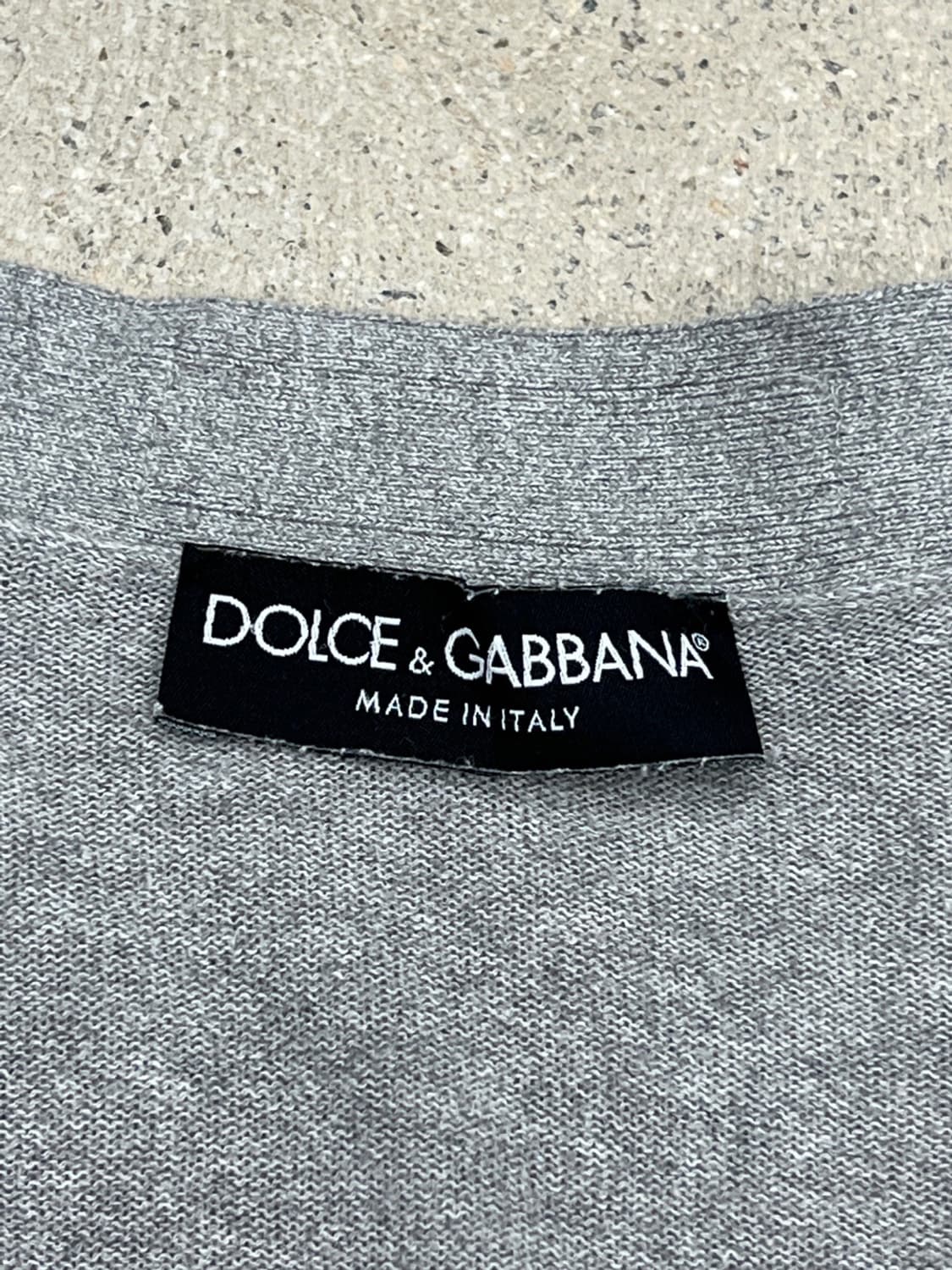 돌체앤가바나 00s 인사이드아웃 코튼 가디건 상품이미지6