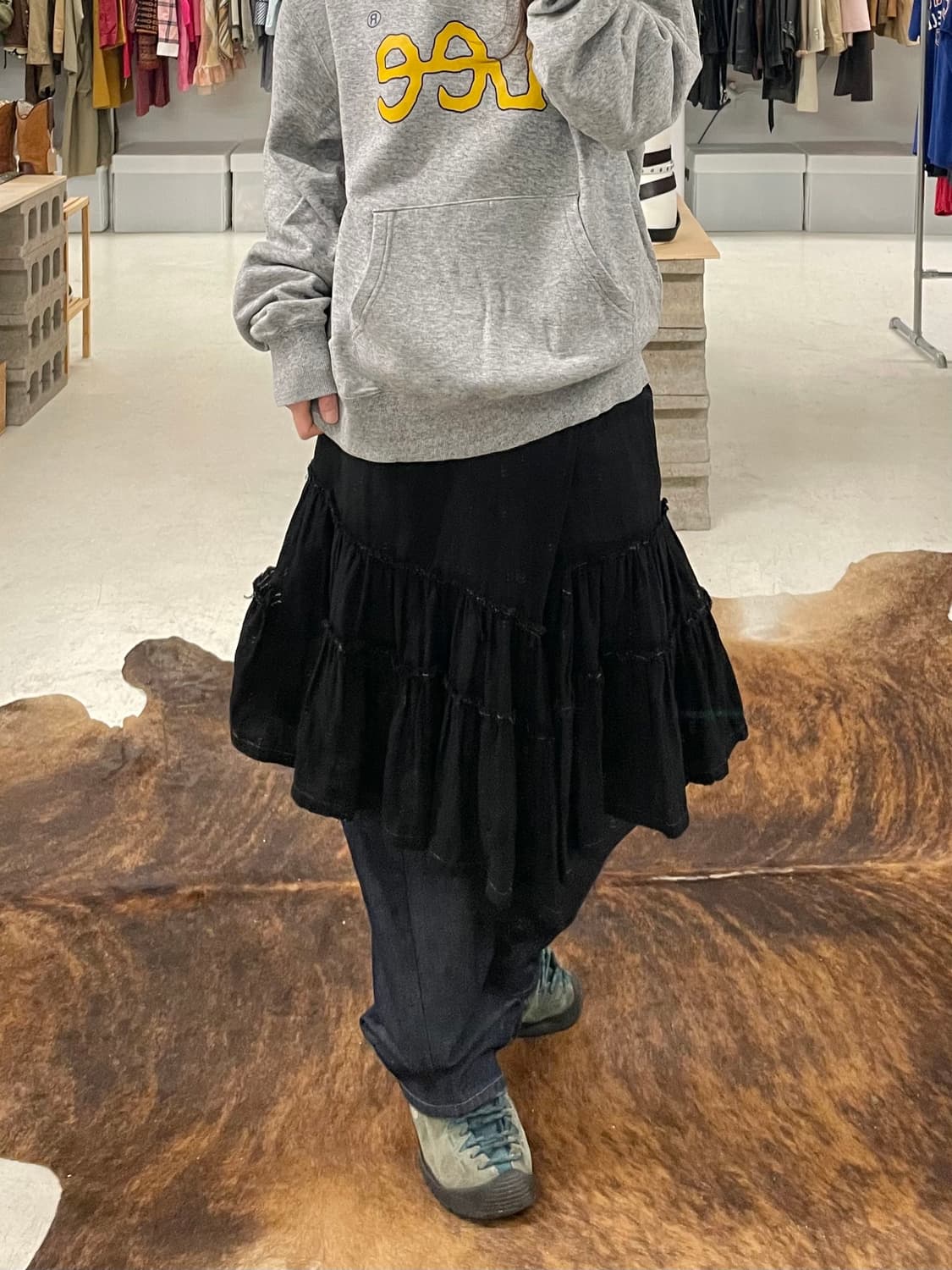 COMME DES GARCONS tricot unbalance skirt 상품이미지9