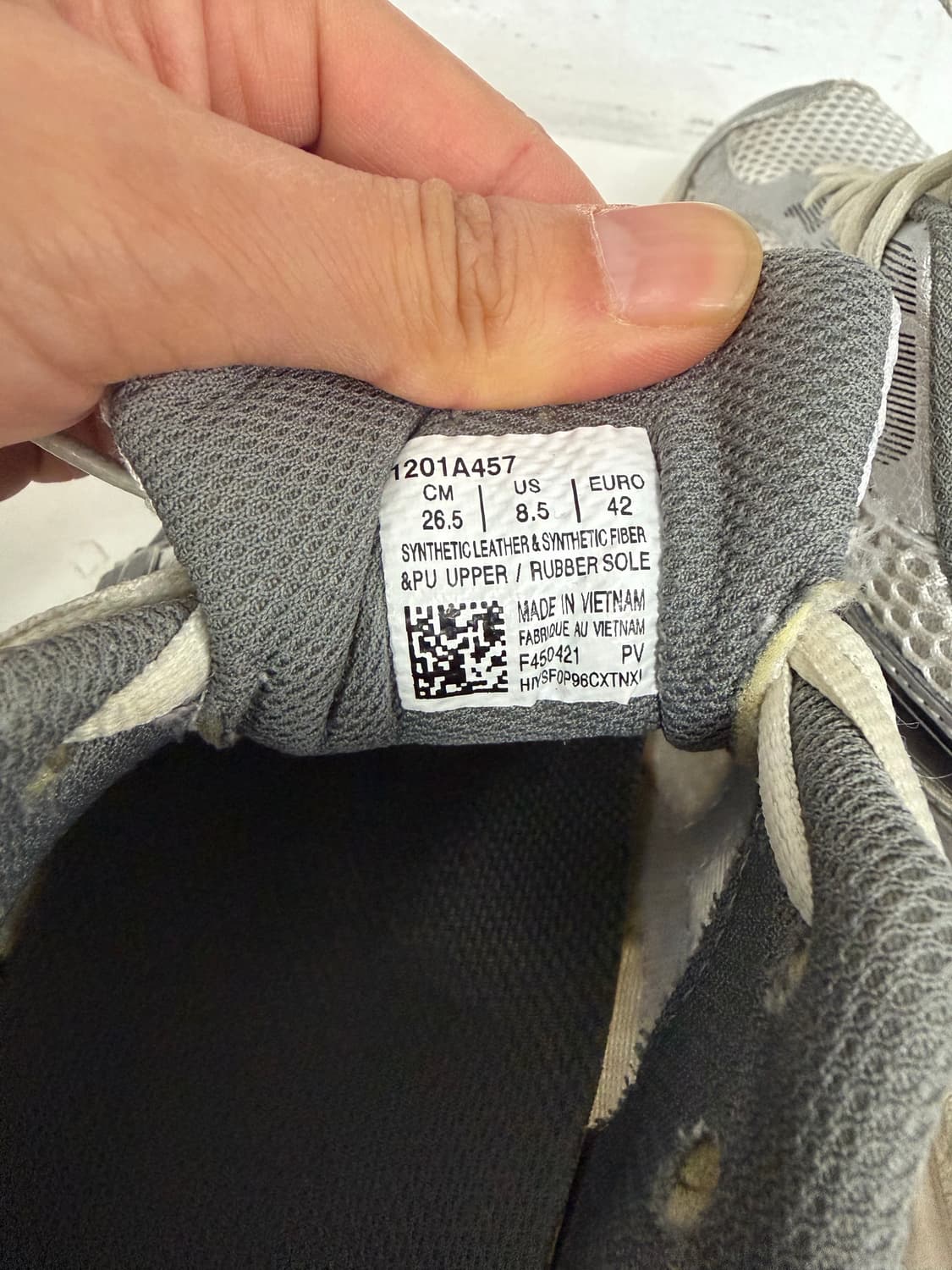 정품) 아식스 젤카야노14 x 실버블랙 자운드 운동화 265 상품이미지8