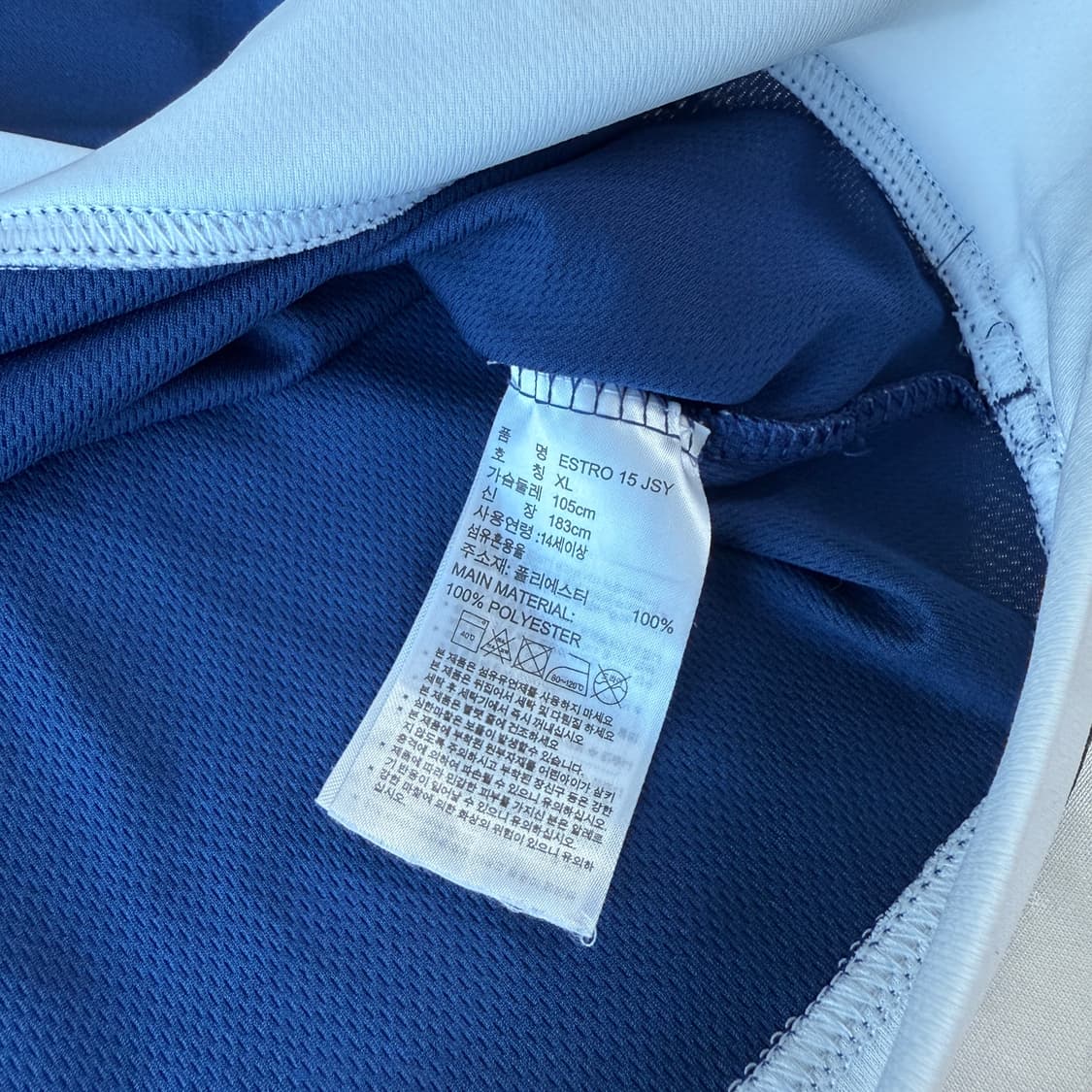 아디다스 블록코어 센터로고 반팔 L 상품이미지5