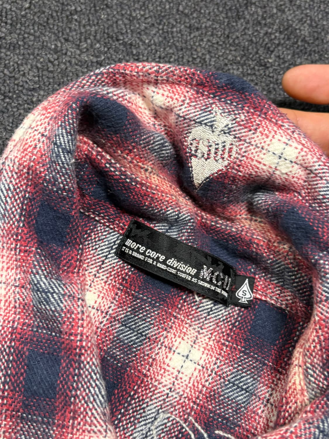 Y2K rock Punk flannel shirt 상품이미지4