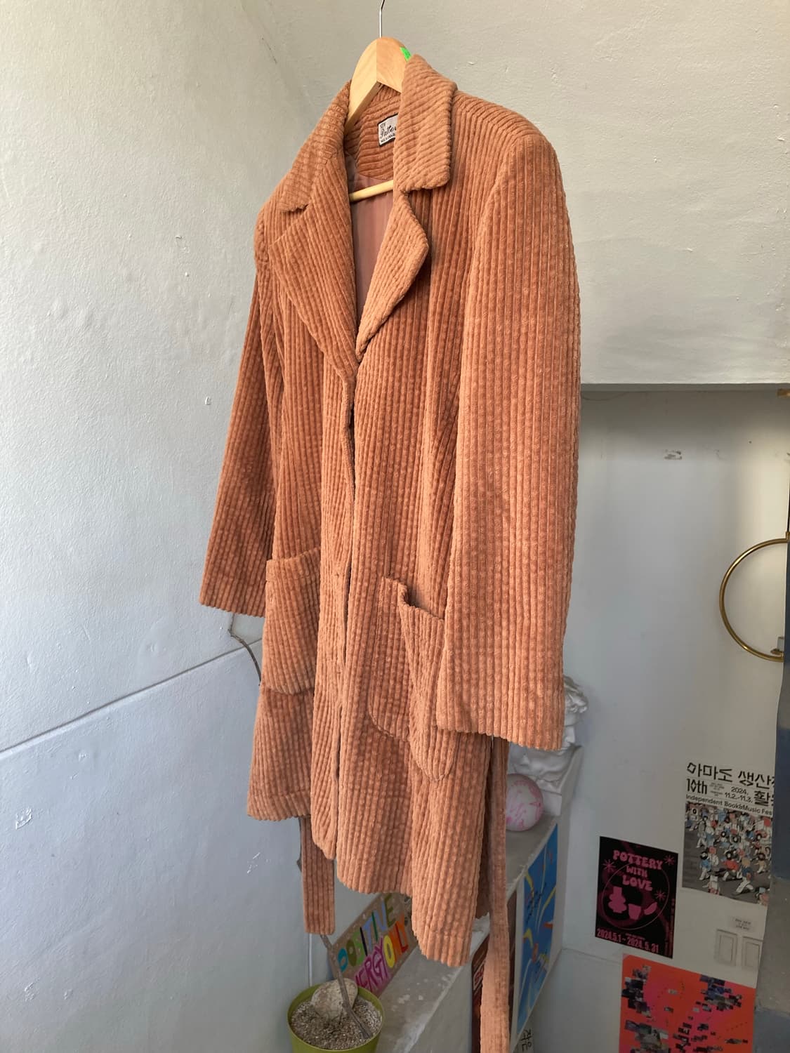 빈티지 골덴 롱자켓 상품이미지4