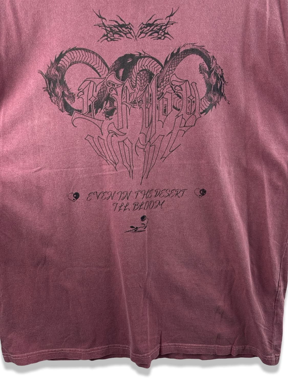 JPN 오리엔탈 드래곤 하트음양오행 티셔츠2482 상품이미지4