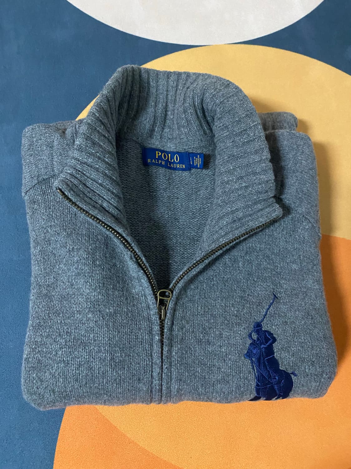 급처. 신형 폴로 빅포니 램스울 집업 상품이미지1