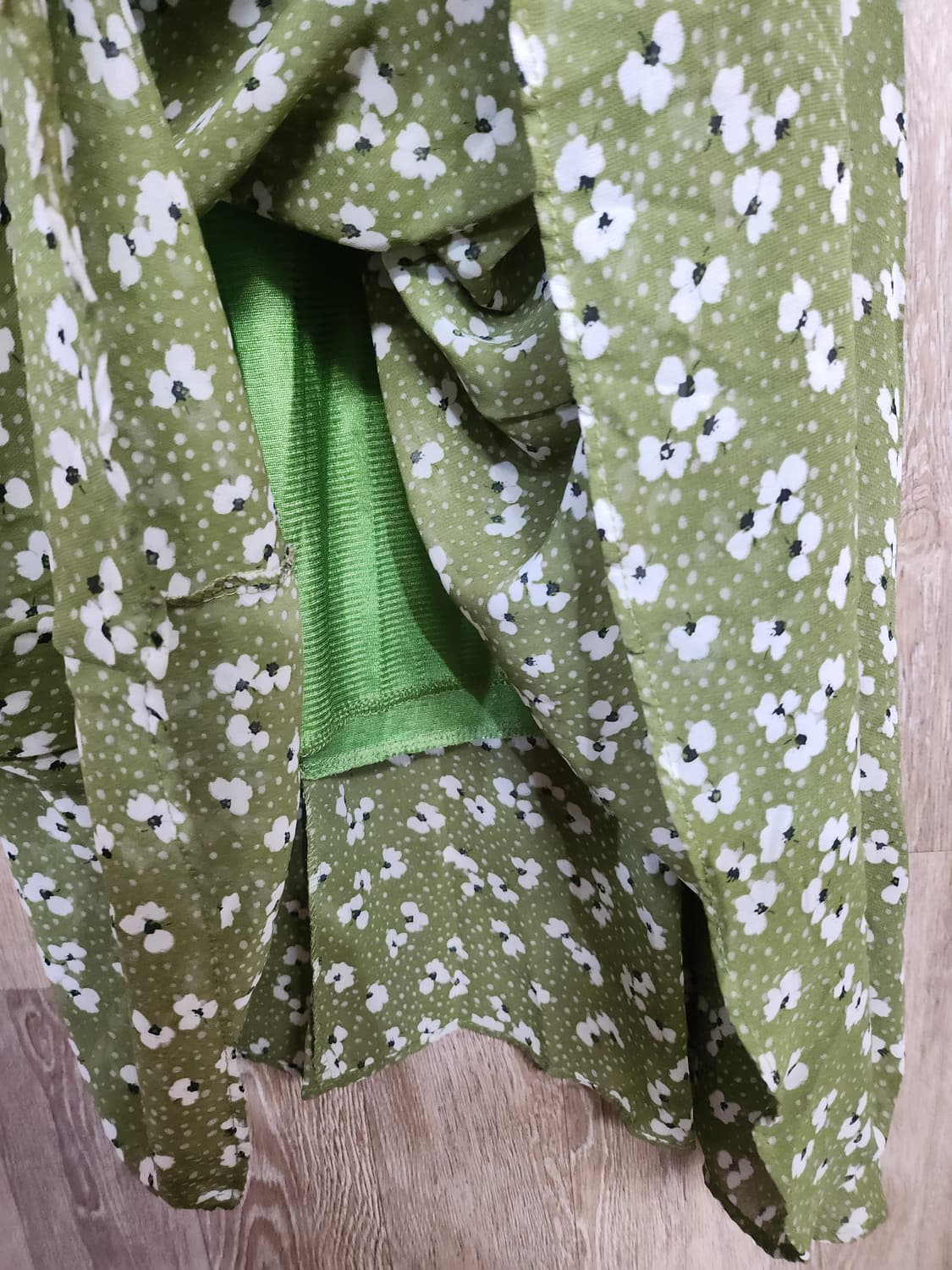 176) 플라워 쉬폰 롱 원피스 상품이미지4