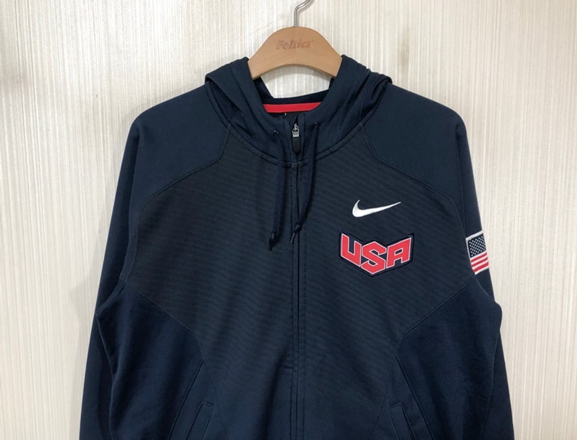 나이키 미국농구국가대표 팀USA 후드집업자켓 M(95) 상품이미지2