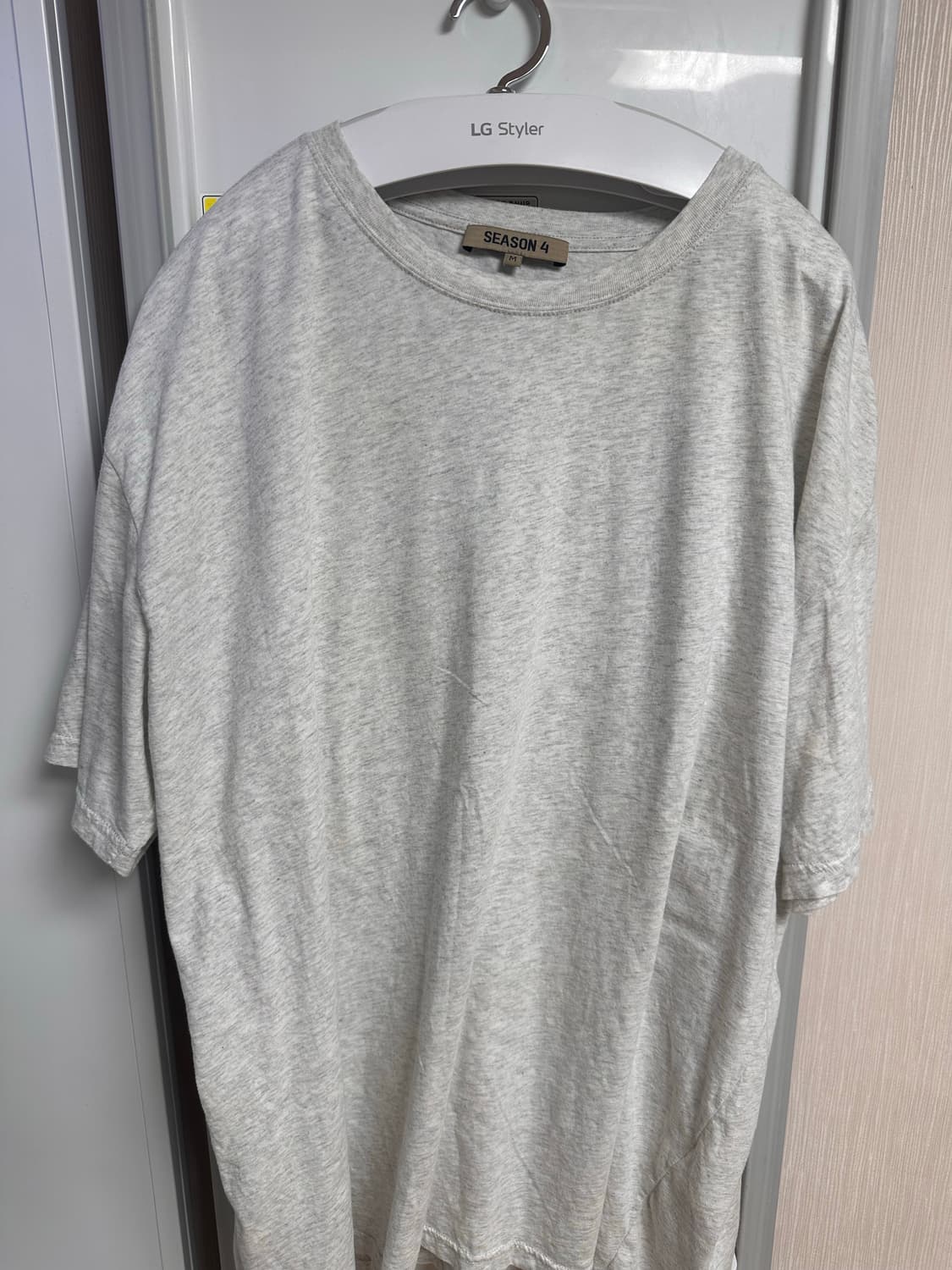 이지 시즌 4 melange grey 티 상품이미지1
