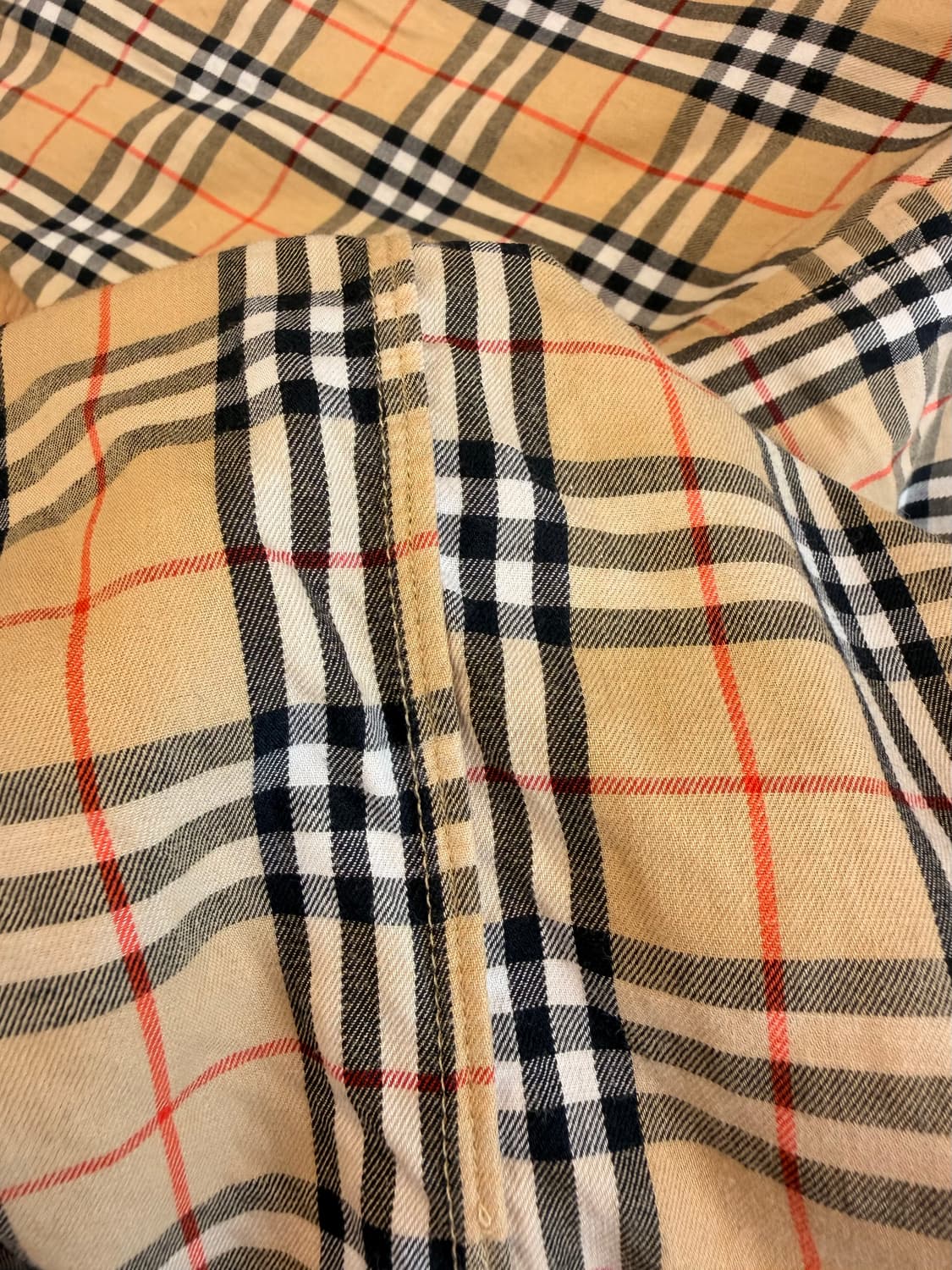 버버리 체크 셔츠 상품이미지8