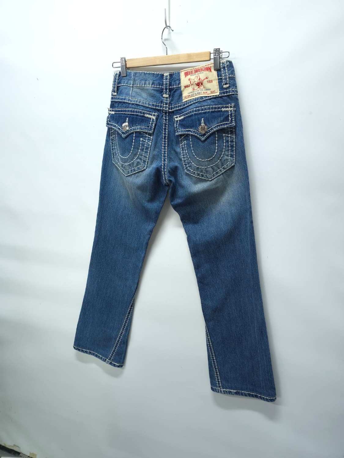 트루릴리전 여성 조이 슈퍼티 중청 데님(28) 상품이미지6