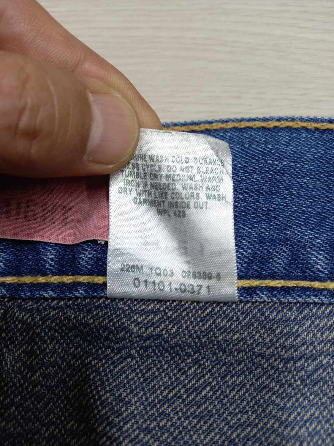 37 리바이스 TYPE1  세미와이드진 37-138 상품이미지9