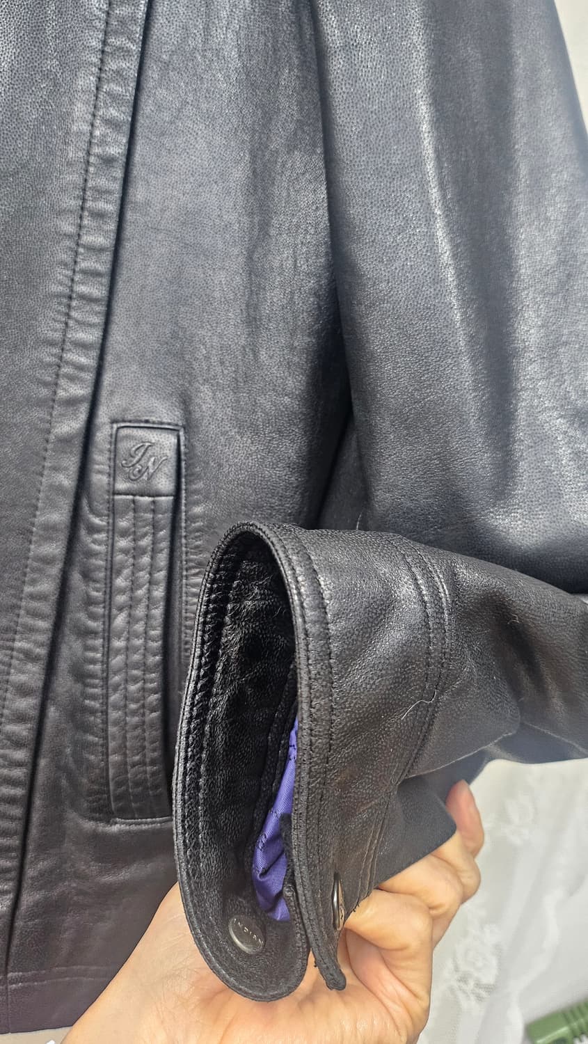 남성 양가죽 블랙 자켓  상품이미지7